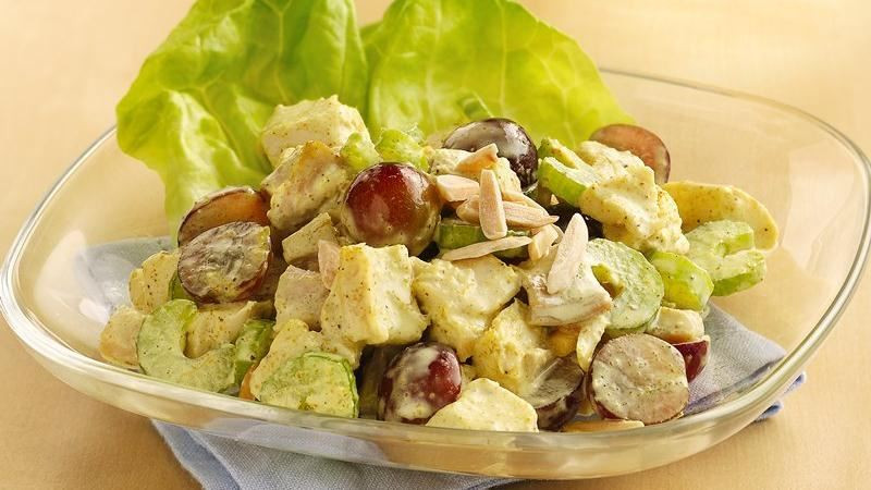 Curry Chicken Salad With Grapes
 Curried Chicken and Grape Salad recipe from Betty Crocker