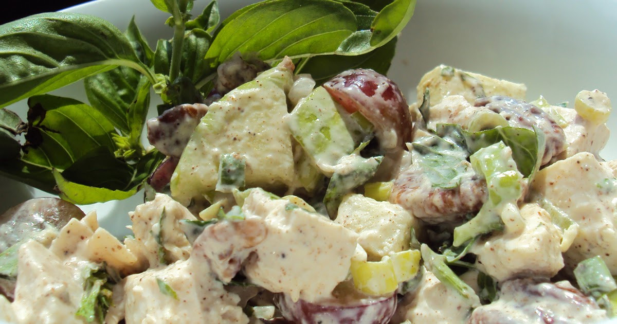 Curry Chicken Salad With Grapes
 Scrumpdillyicious Curried Chicken Salad with Grapes