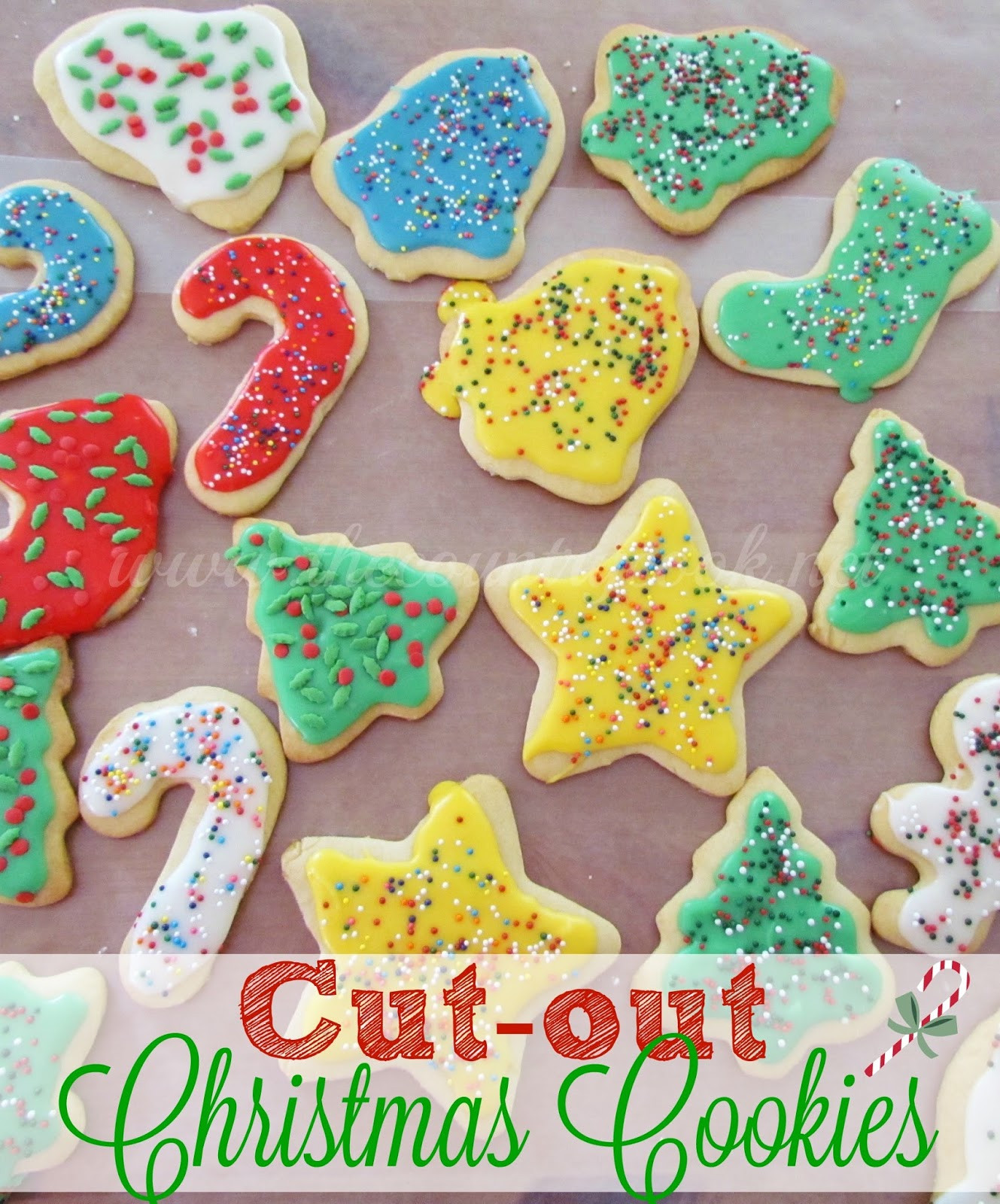 Cut Out Cookies
 Cut Out Sugar Cookies The Country Cook