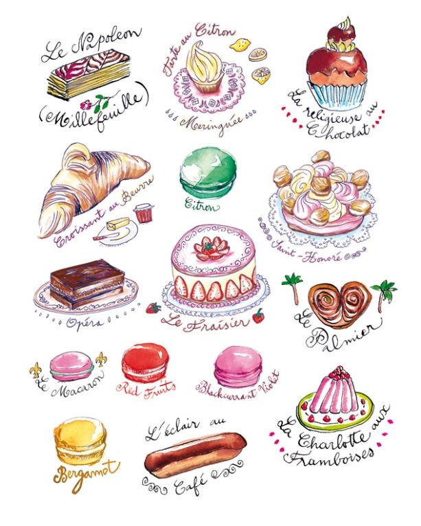 Cute Dessert Names
 35 Delicious Food Illustrations