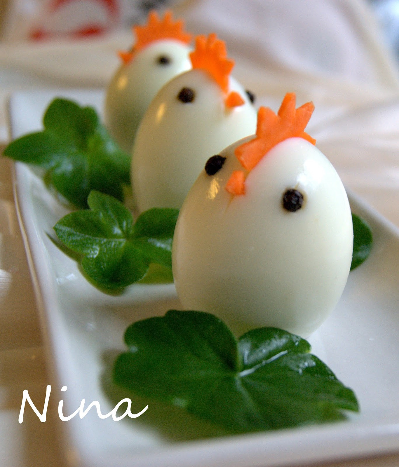 Cute Easter Appetizers
 NINA S RECIPES CUTE EGGS APPETIZER EASTER IS