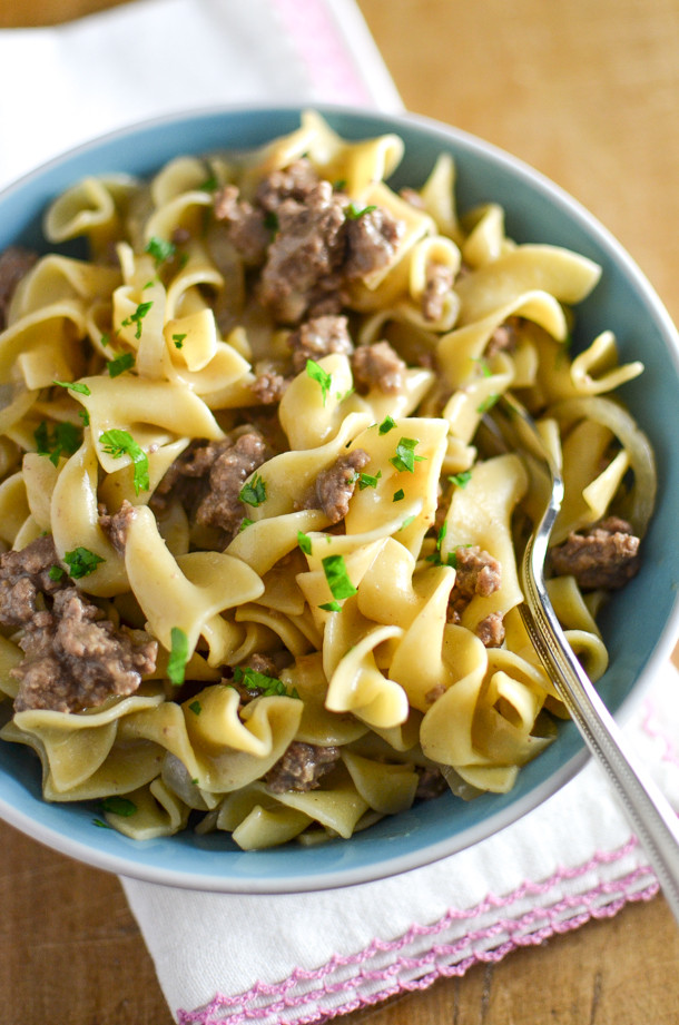 Dairy Free Beef Stroganoff
 Ground Beef Stroganoff Simply Whisked