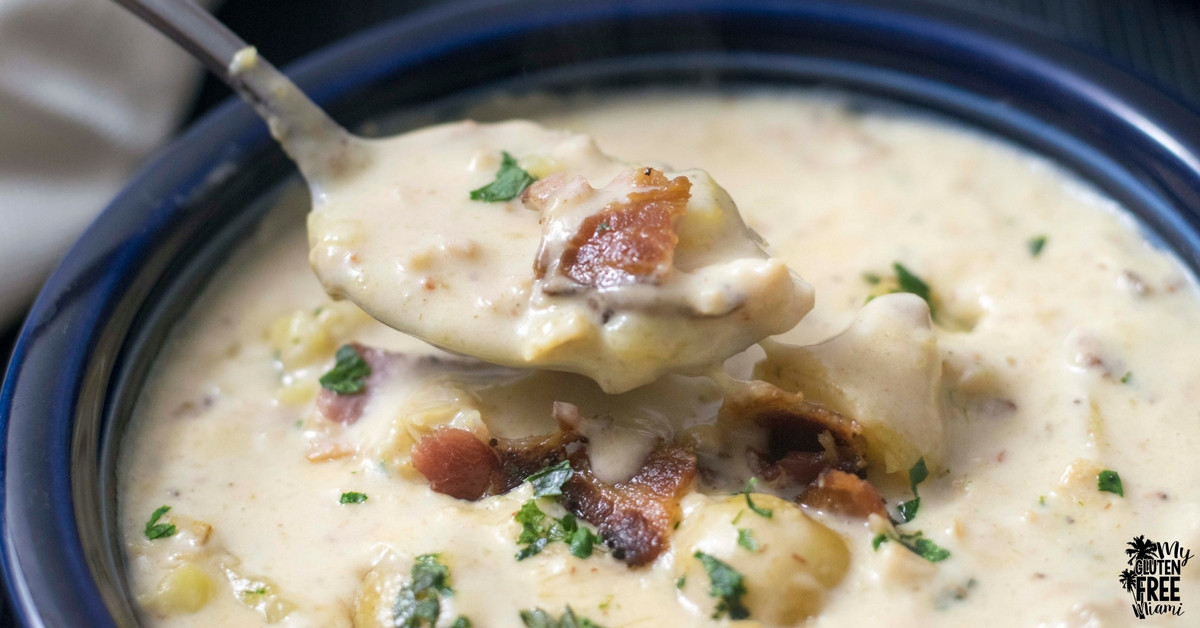 Dairy Free Clam Chowder
 Gluten Free Clam Chowder with Bacon