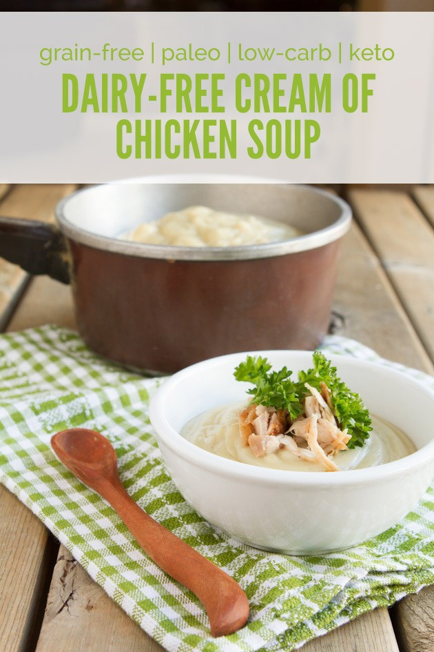 Dairy Free Cream Of Chicken Soup
 Keto Dairy free Cream of Chicken Soup