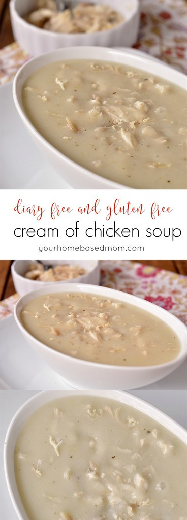 Dairy Free Cream Of Chicken Soup
 Dairy Free and Gluten Free Cream of Chicken Soup your