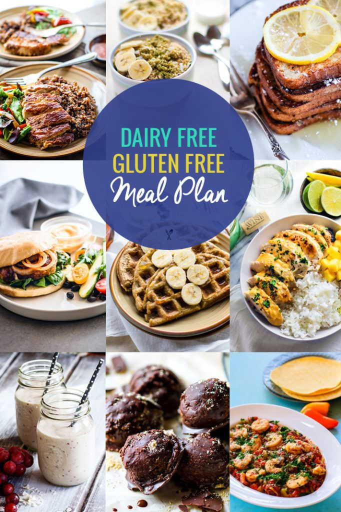 Dairy Free Dinner Recipes
 Healthy Dairy Free Gluten Free Meal Plan Recipes