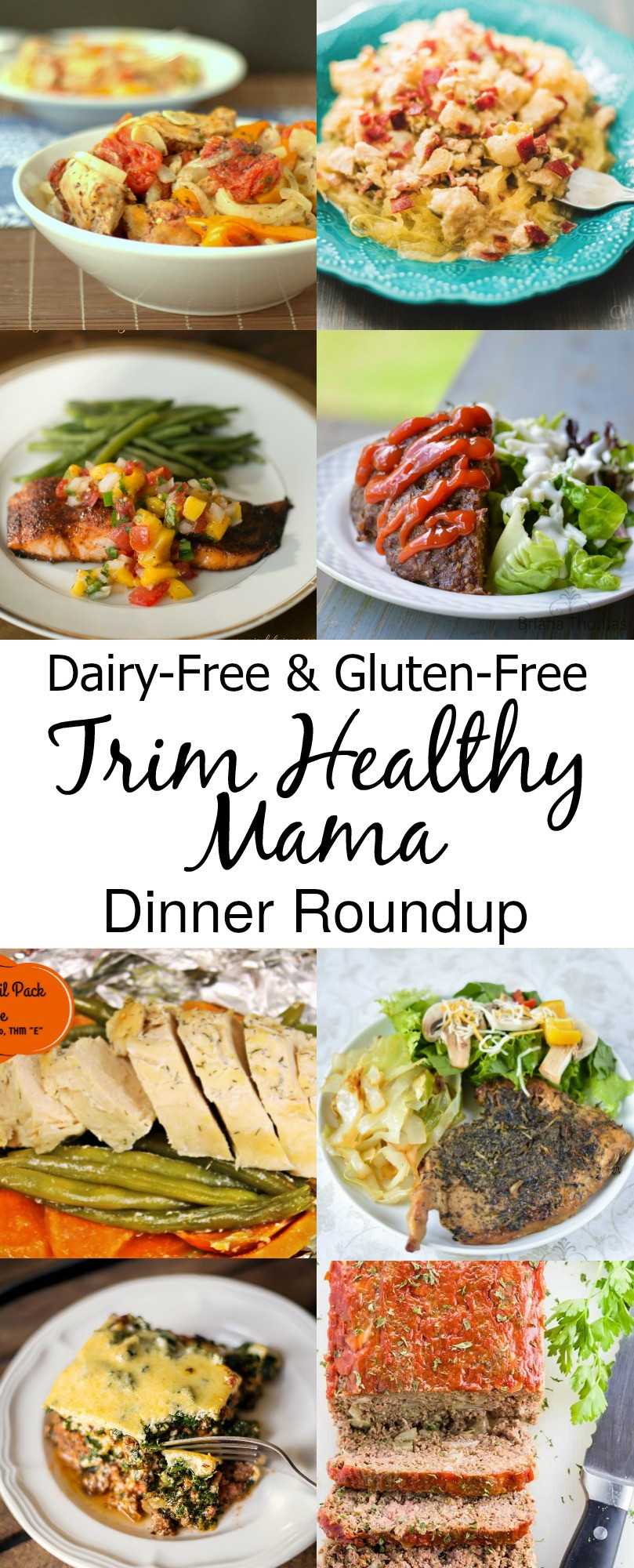 Dairy Free Dinner Recipes
 Dairy Free and Gluten Free Trim Healthy Mama Dinners