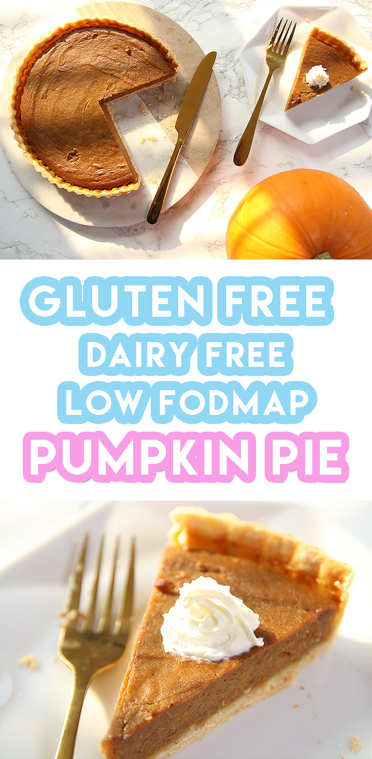 Dairy Free Gluten Free Recipes
 Gluten Free Pumpkin Pie Recipe dairy free and low FODMAP