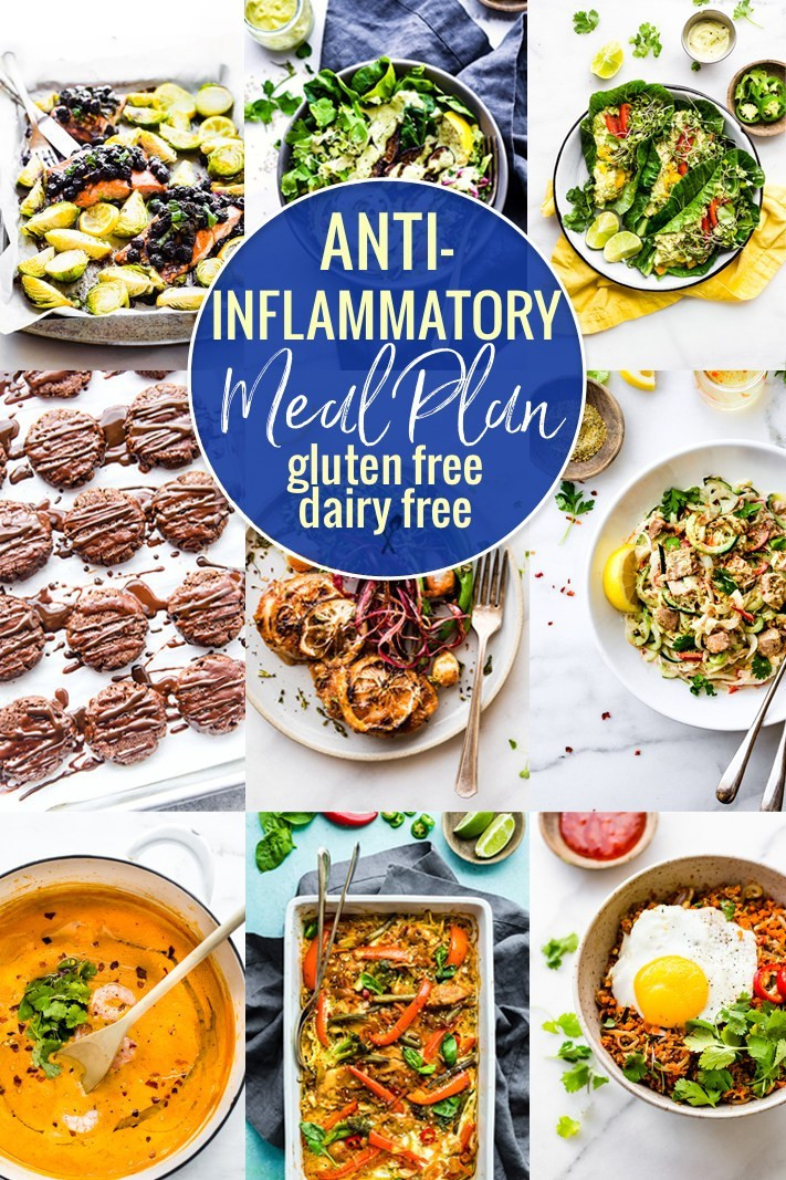 Dairy Free Gluten Free Recipes
 Anti Inflammatory Meal Plan Dairy Free Gluten Free