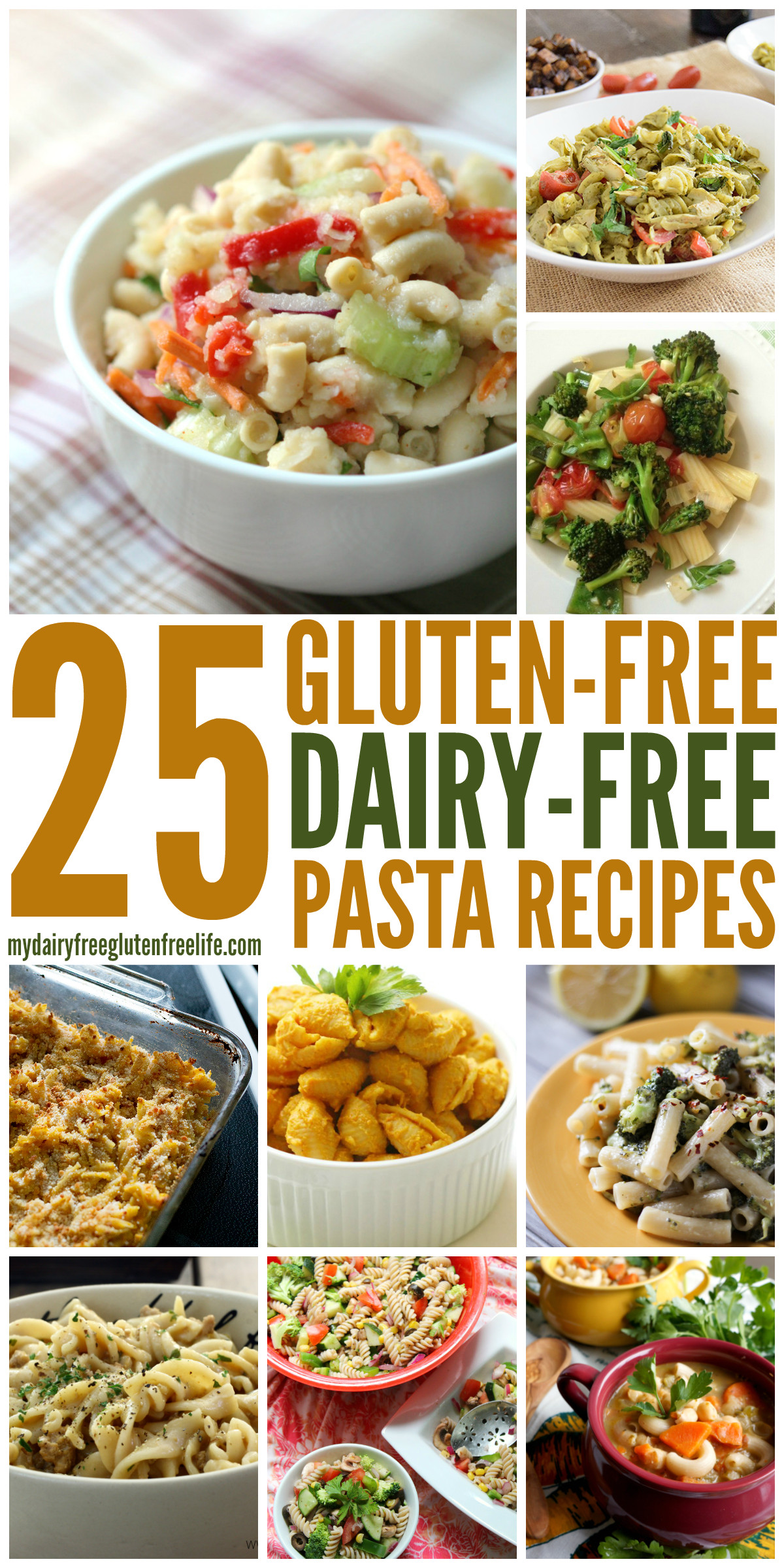 Dairy Free Gluten Free Recipes
 Gluten Free Pasta Dishes dairyfree My DairyFree