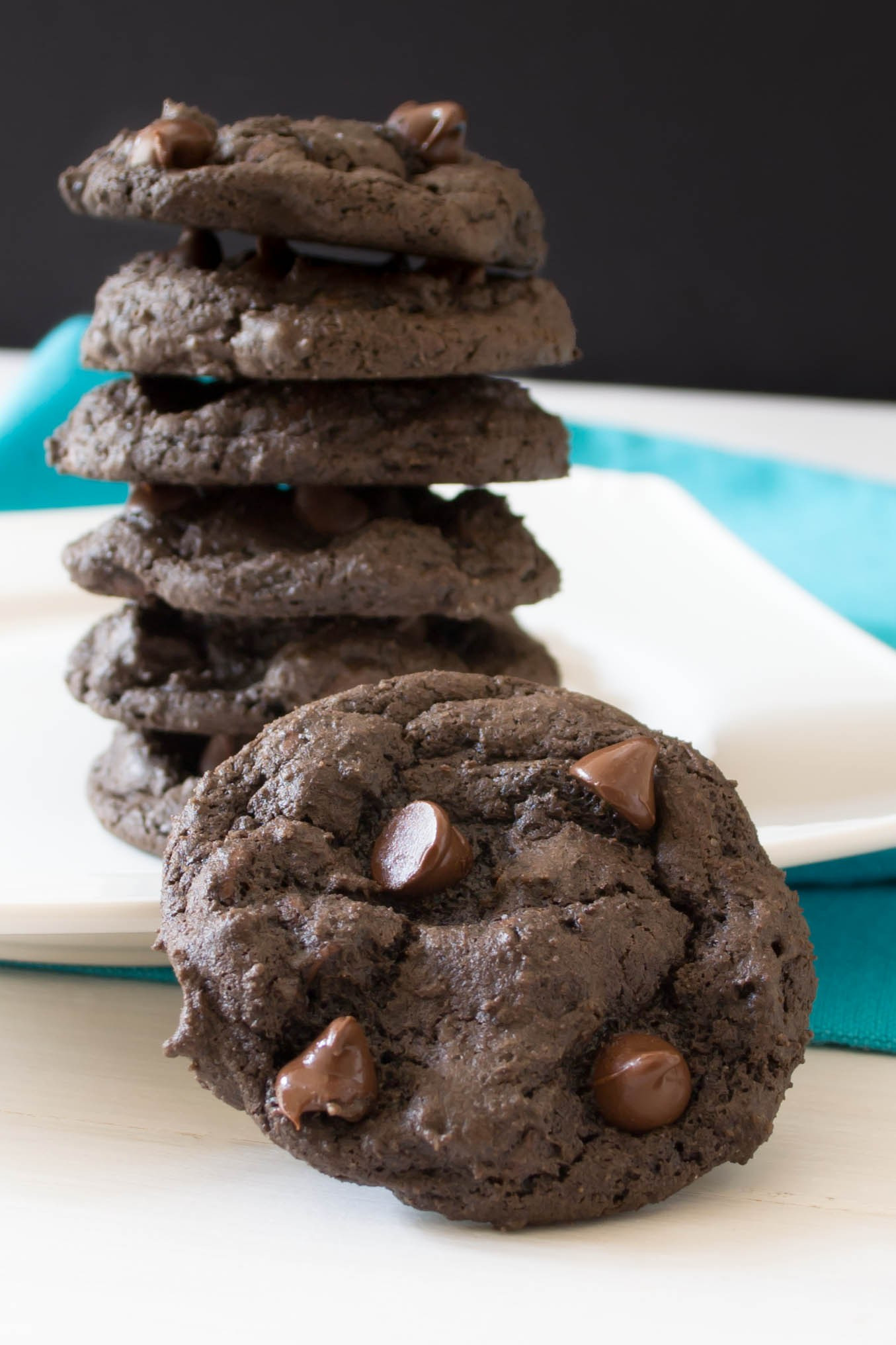 Dark Chocolate Chip Cookies
 Dark Chocolate Chocolate Chip Cookies