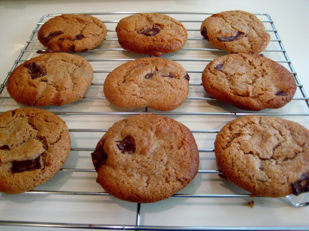 Dark Chocolate Chip Cookies
 Dangerously Good Almond Butter Dark Chocolate Chip Cookies