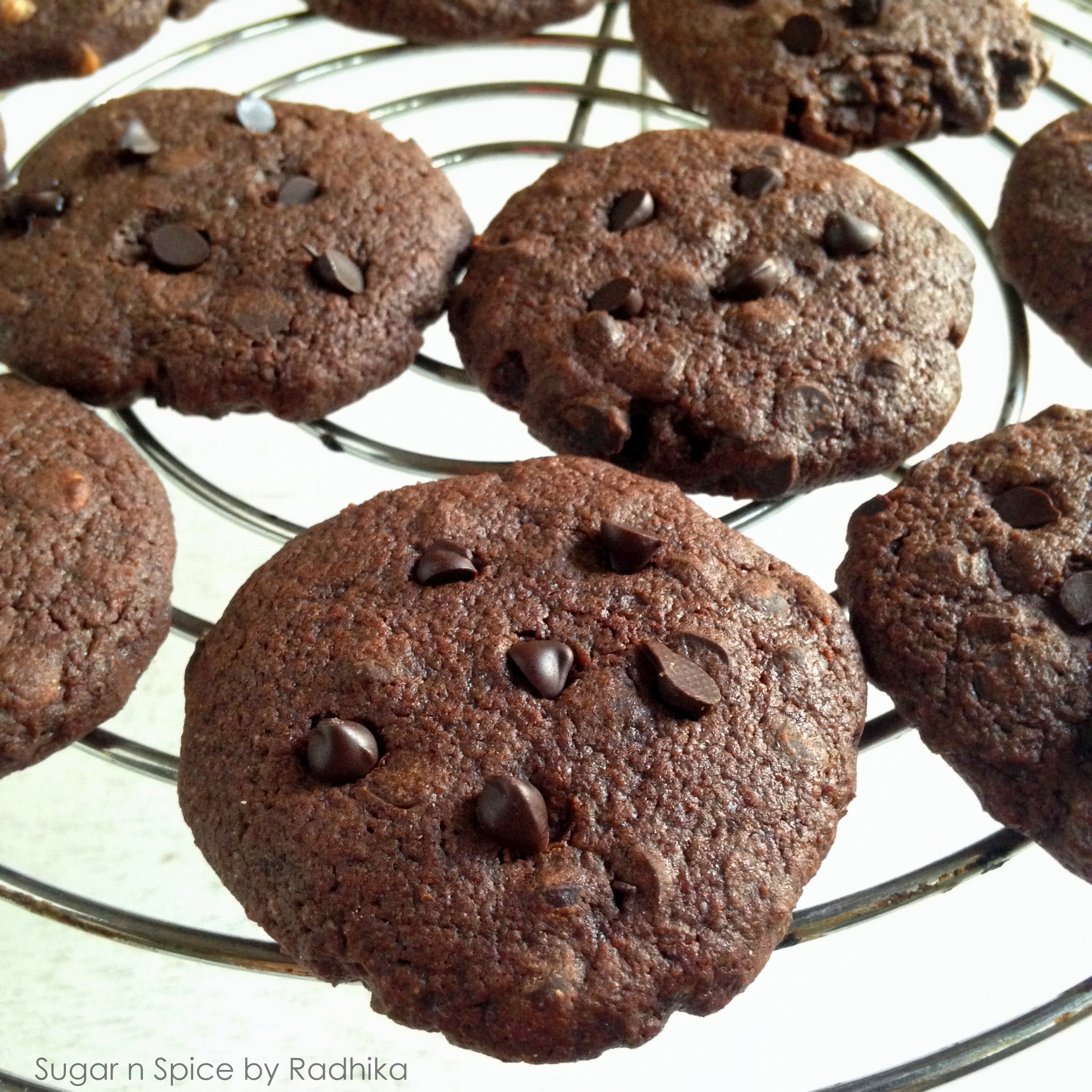 Dark Chocolate Chip Cookies
 Ultimate Dark Chocolate Chip Cookies Sugar & Spice by