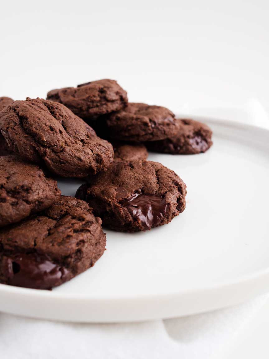 Dark Chocolate Chip Cookies
 Double Dark Chocolate Chip Cookies Recipe – The Kitchen Paper