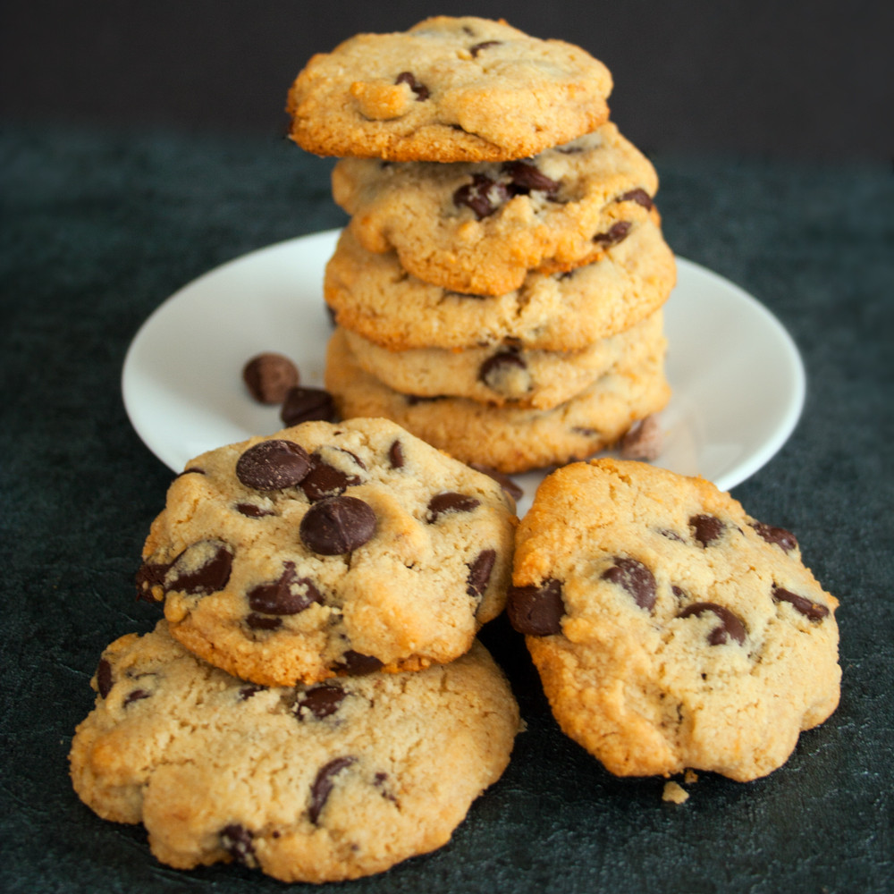 Dark Chocolate Chip Cookies
 Paleo Chocolate Chip Cookies