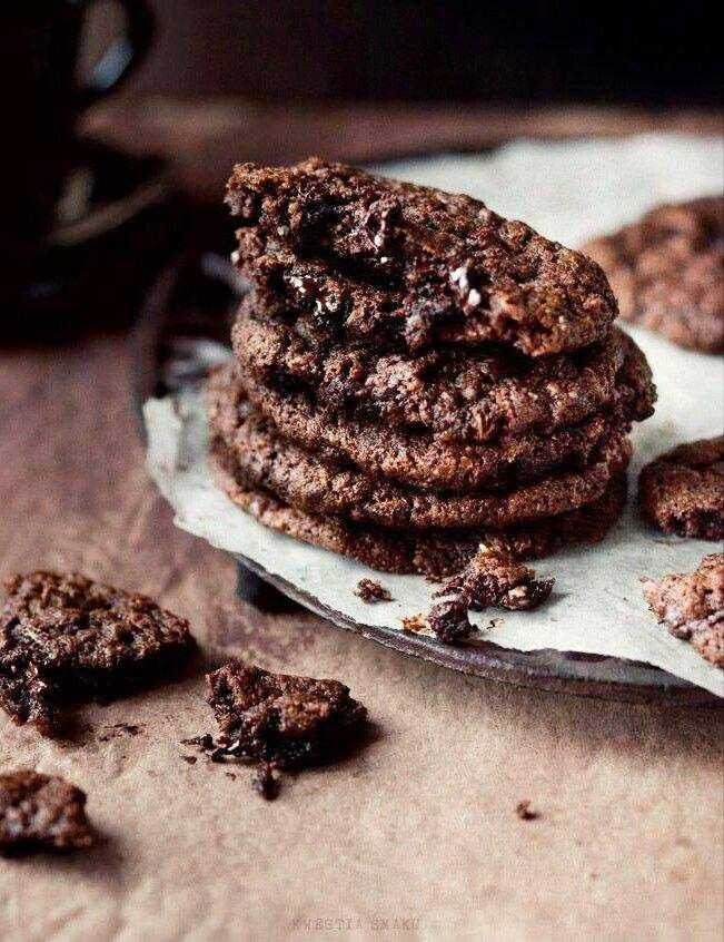 Dark Chocolate Cookies
 Double Dark Chocolate Cookies Swanky Recipes