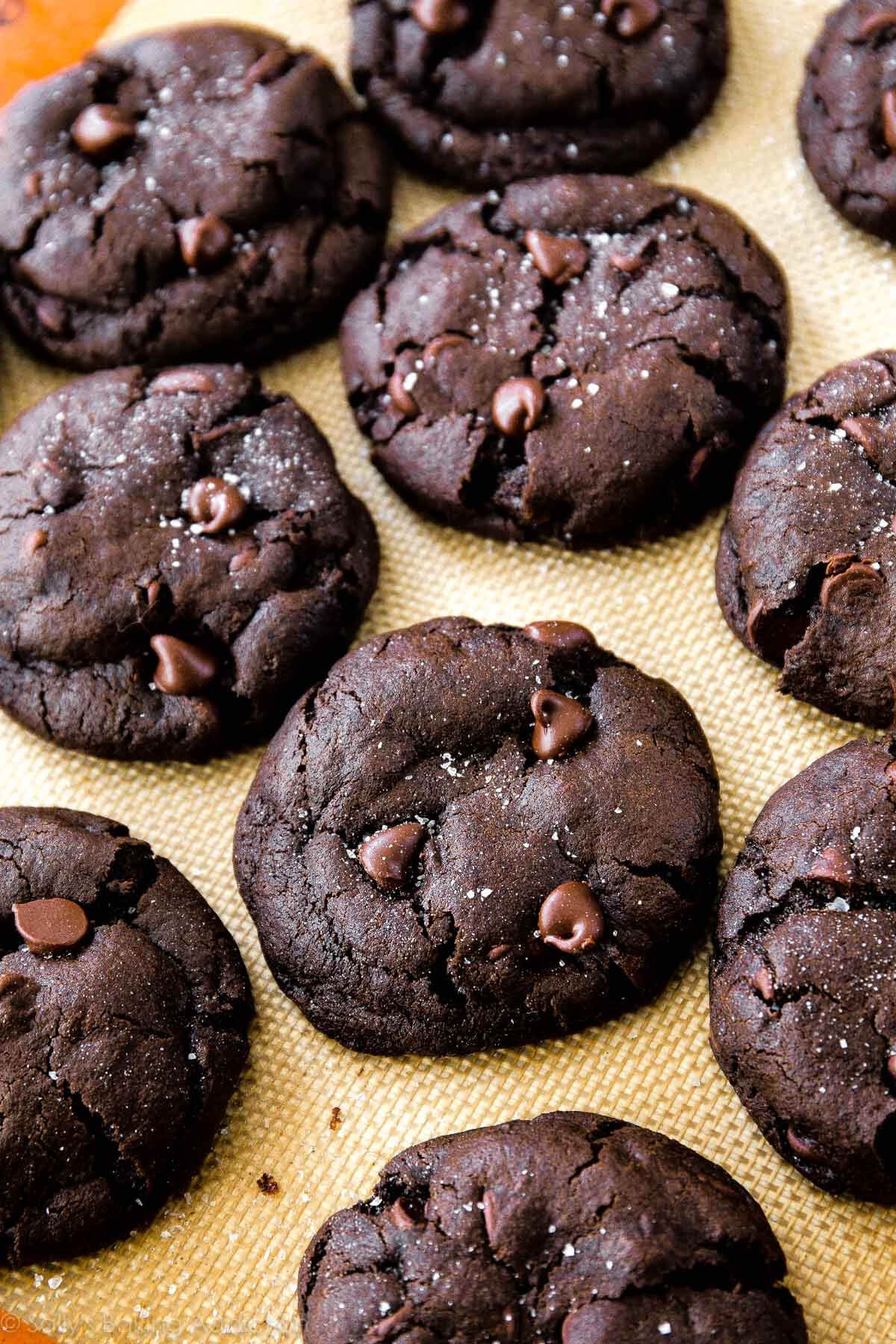 Dark Chocolate Cookies
 Salted Caramel Dark Chocolate Cookies Sallys Baking