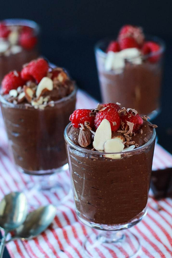 Dark Chocolate Desserts
 Decadent Dark Chocolate Chia Pudding