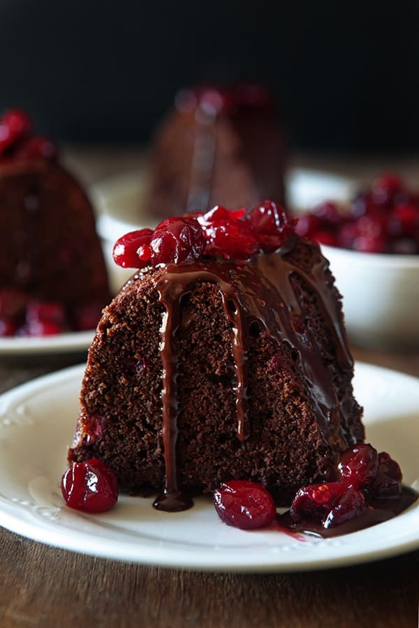 Dark Chocolate Desserts
 Dark Chocolate Cranberry Bundt Cake My Baking Addiction