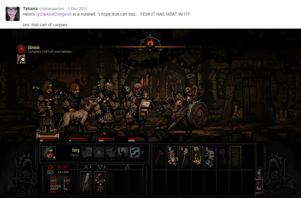 Убить барона карта darkest dungeon