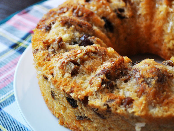 Date Cake Recipe
 Wake and Bake Date Rum Cake with Walnuts and Coconut