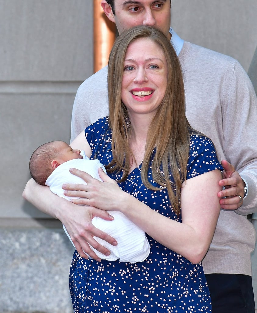 Daughter For Dessert Ch7
 Chelsea Clinton Leaving the Hospital With Her Baby 2016