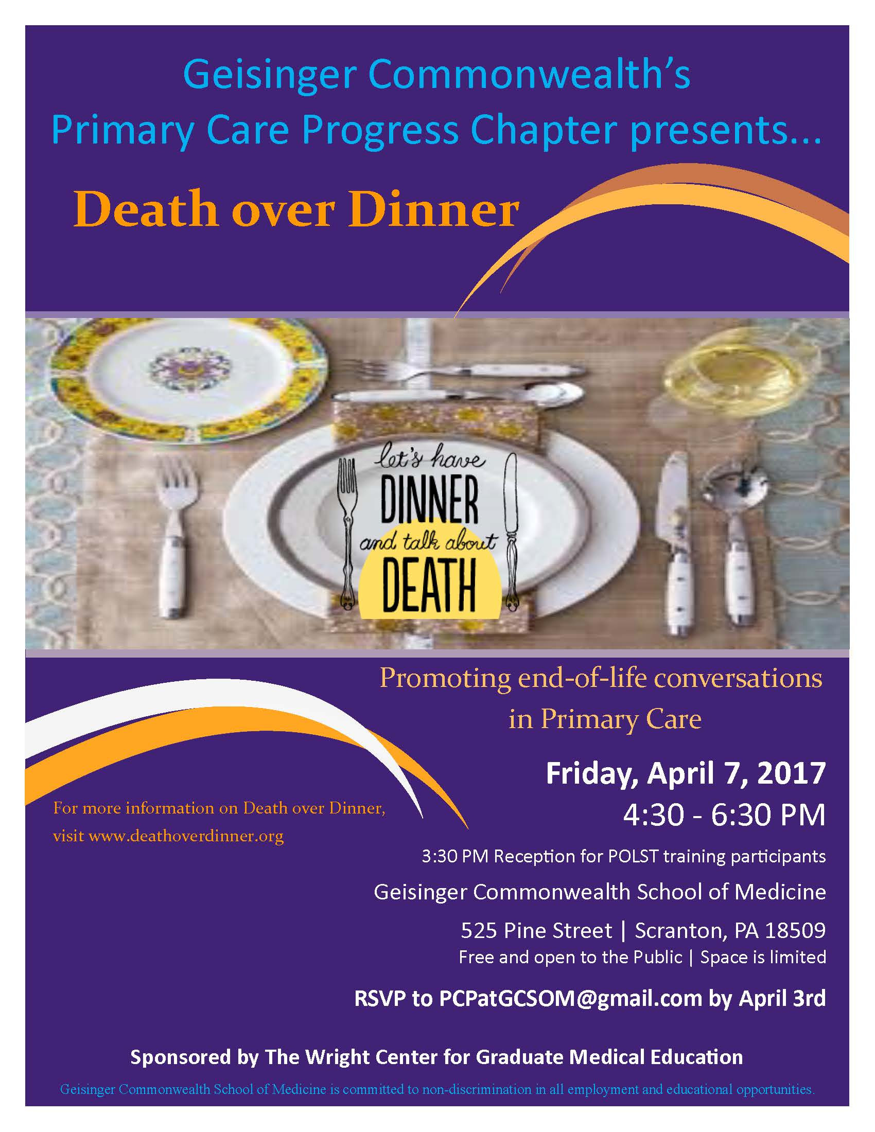 Death Over Dinner
 "Death over Dinner" Event