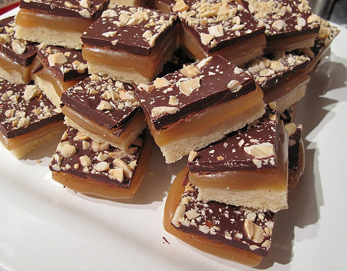 Decadent Dessert Bar
 Alice Q Foo Two Decadent Vegan Desserts Twix Bars