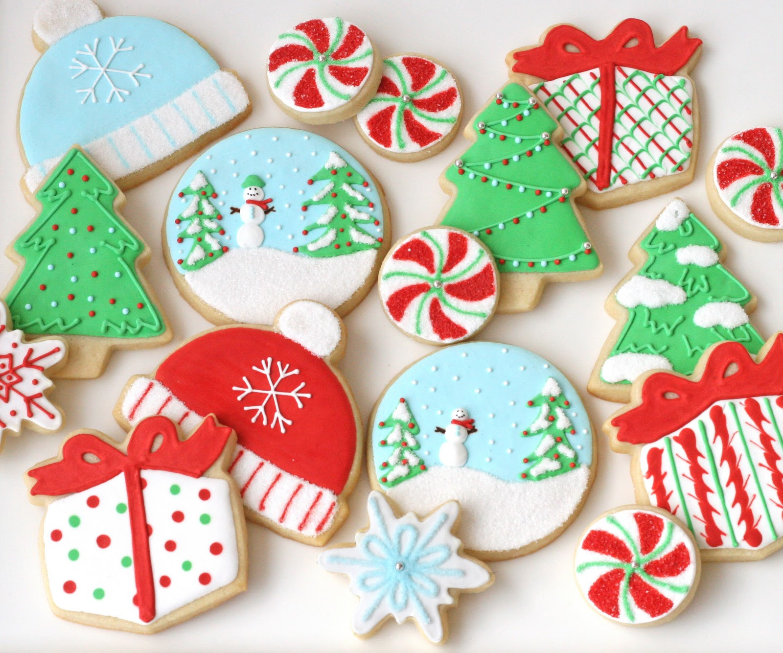 Decorated Sugar Cookies
 Christmas Cookies Galore – Glorious Treats