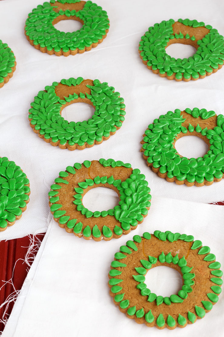 Decorated Sugar Cookies
 Christmas Wreath Cookies