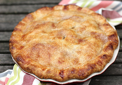 Deep Dish Apple Pie
 The Galley Gourmet Deep Dish Apple Pie