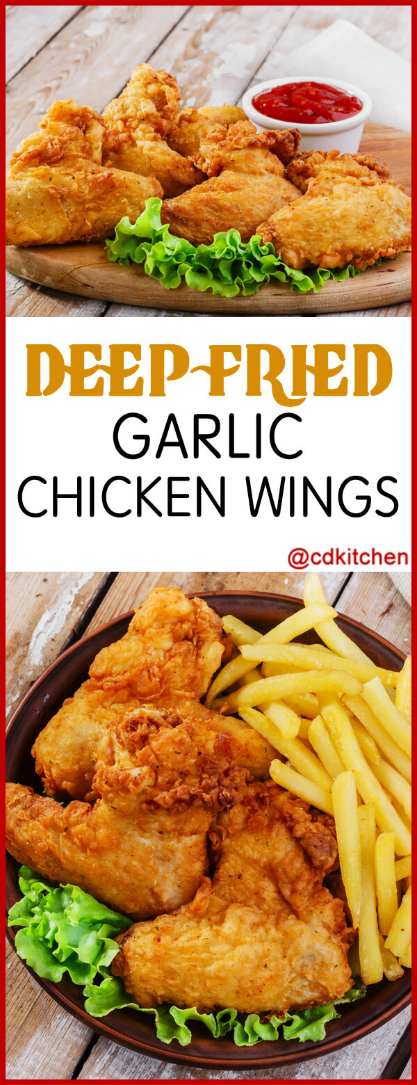 Deep Fried Chicken Wings Recipe
 Deep Fried Garlic Chicken Wings Recipe