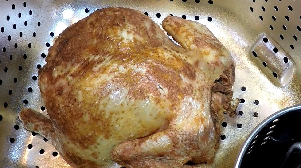 Deep Fried Whole Chicken
 A Whole Chicken Deep Fried in Butterball Masterbuilt