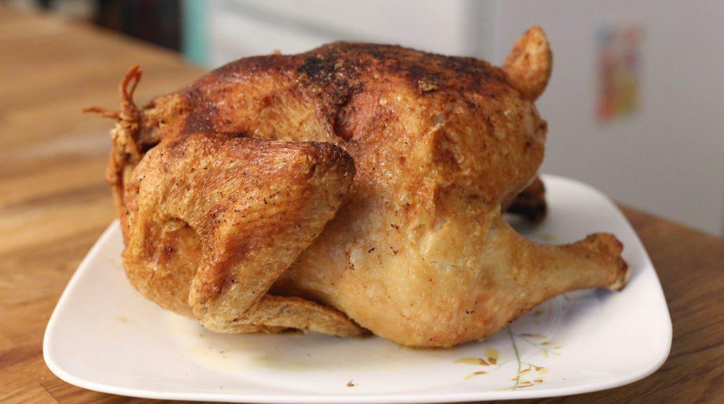 Deep Fried Whole Chicken
 How to Deep fry Whole Chicken in Peanut Oil