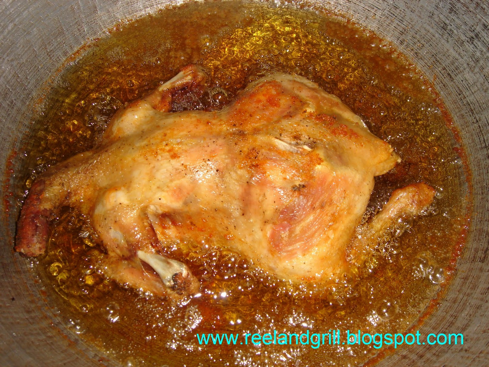 Deep Fried Whole Chicken
 Reel and Grill Filipino Fried Chicken Whole Pritong Manok