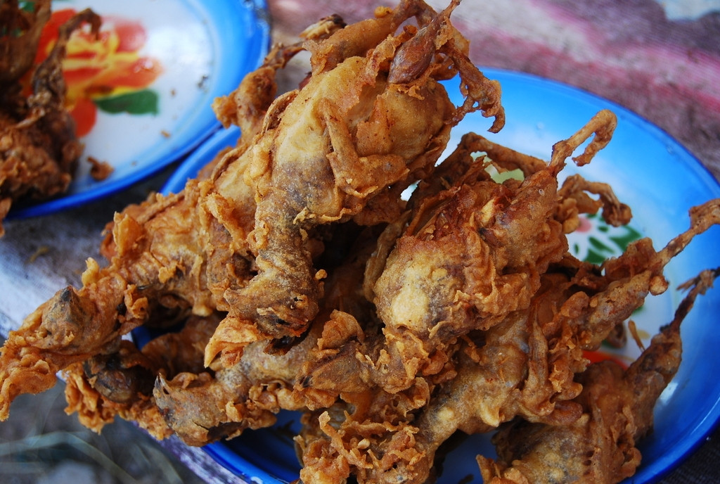 Deep Fried Whole Chicken
 Sisophon to Siem Reap – roy lloyd jones