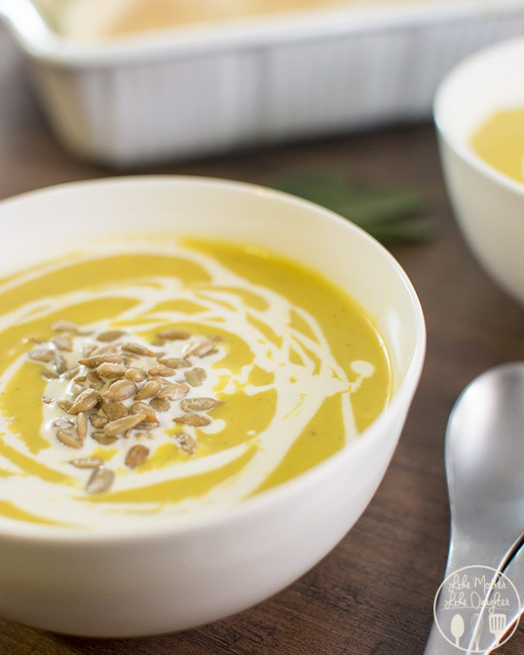 Delicata Squash Soup
 delicata and butternut squash soup