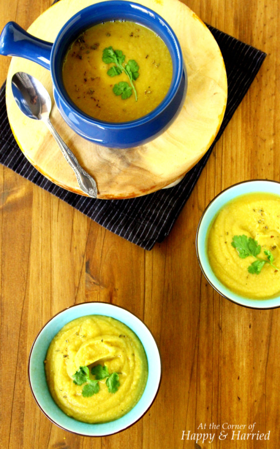 Delicata Squash Soup
 Roasted Cauliflower And Delicata Squash Soup