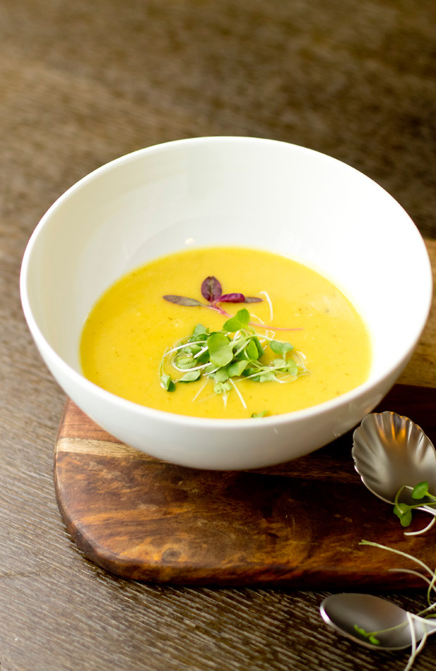 Delicata Squash Soup
 delicata and butternut squash soup