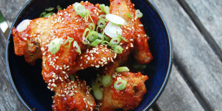 Den Den Korean Fried Chicken
 Recept korean fried chicken