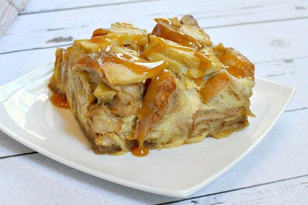 Dessert Bread Recipes
 Caramel Apple Bagel Bread Pudding Recipe Girl