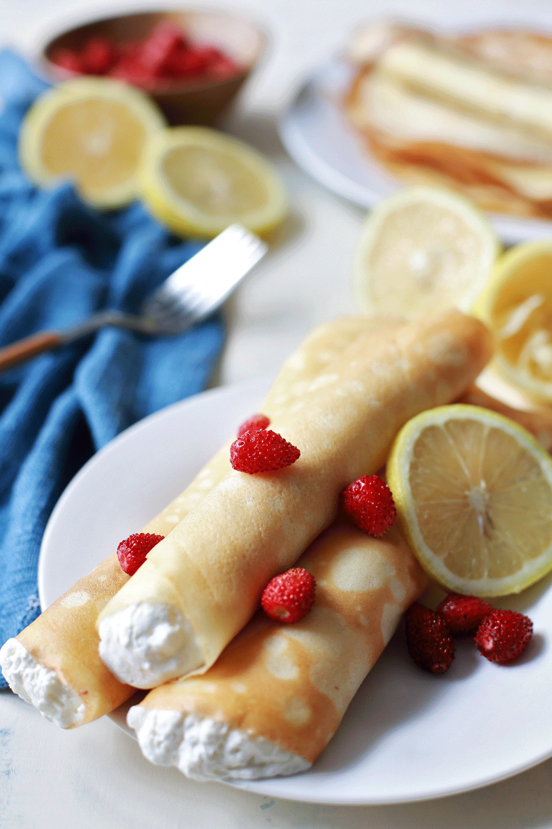 Dessert Crepe Recipe
 Sweet Crepes with Lemon Crème