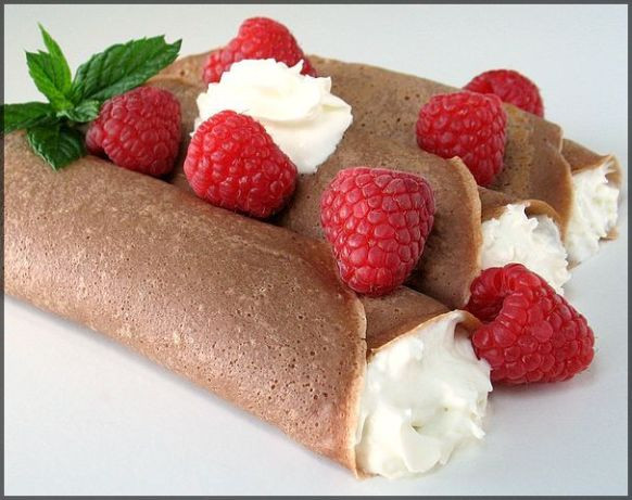 Dessert Crepe Recipe
 Chocolate Dessert Crepes Recipe Food