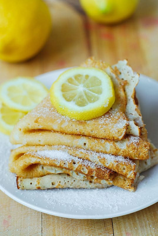 Dessert Crepe Recipe
 Lemon Sugar Dessert Crepes Julia s Album