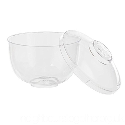 Dessert Cups With Lid
 Exquisite 2 75" Clear Plastic Mini Dessert Cup With Lid