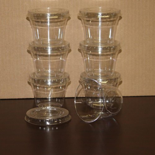 Dessert Cups With Lid
 Plastic Dessert Cups