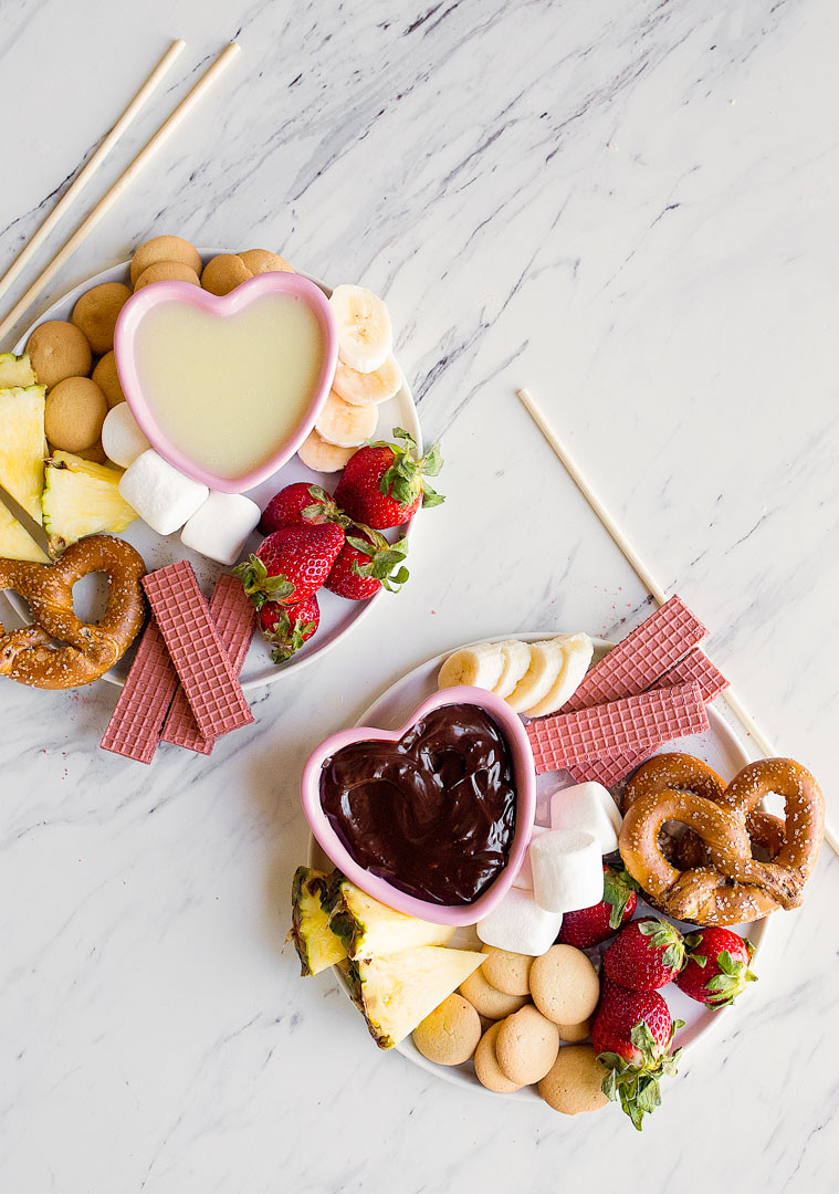 Dessert For Two
 Easy Chocolate Fondue for Two Recipe