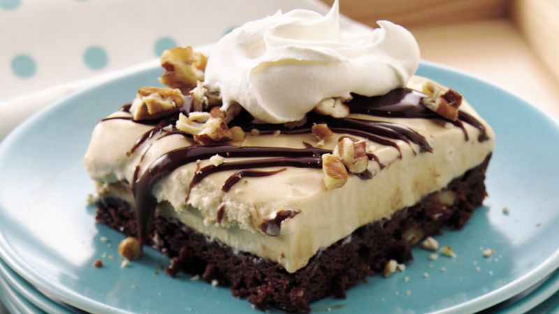 Dessert Ice Cream
 Turtle Brownie Ice Cream Dessert Recipe BettyCrocker