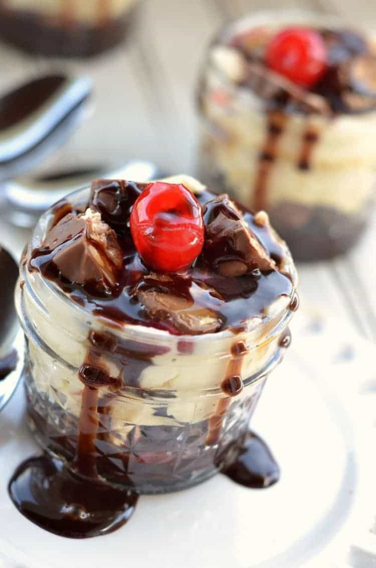 Dessert In A Jar Recipes
 Snickers Cheesecake Parfait No Bake Mason Jars Recipes