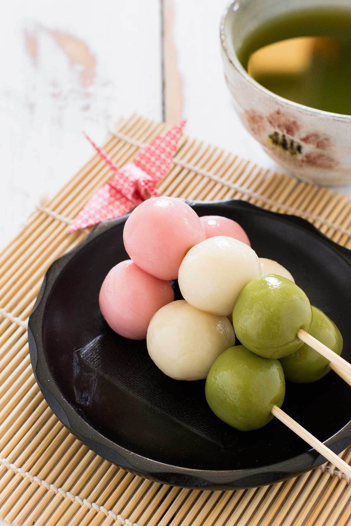 Dessert In Japanese
 Sanshoku Dango kombuchaguru organic Also check out